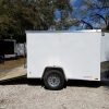 Diamond Cargo 5x8 SA Trailer - White, Ramp - Image 12