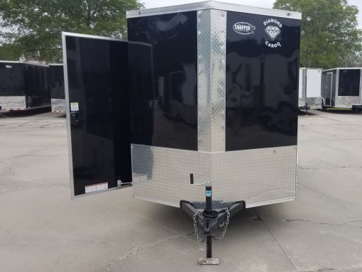 Diamond Cargo 6x10 SA Trailer - Black, Ramp, Side Door, Extra Height - Image 15