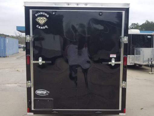 Diamond Cargo 6x10 SA Trailer - Black, Ramp, Side Door, Extra Height - Image 9