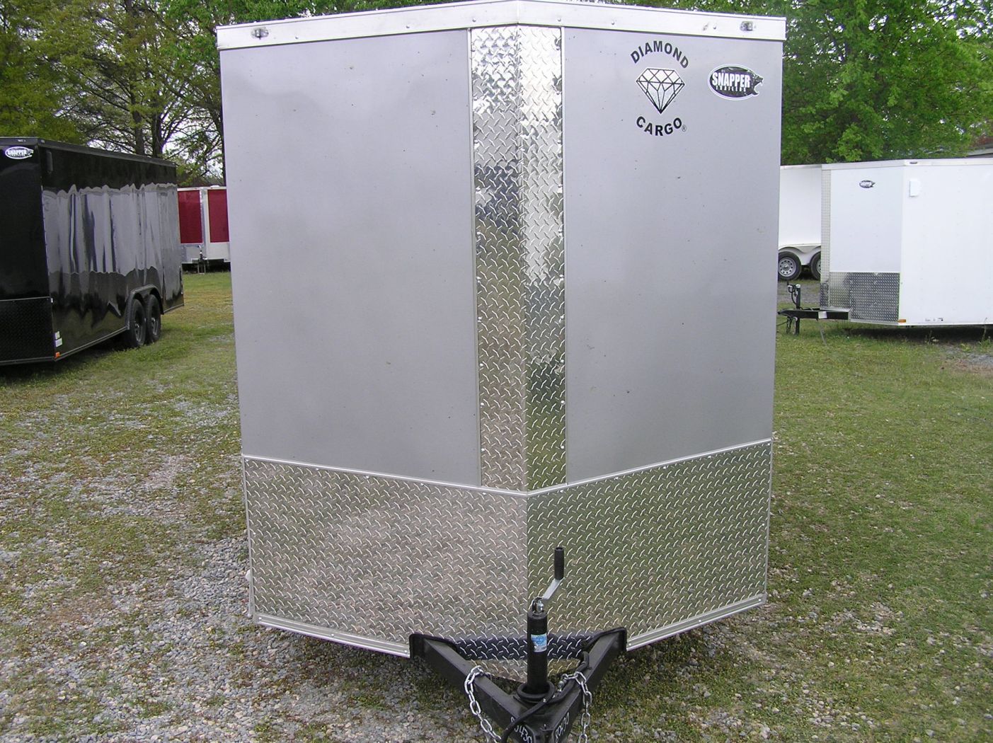 Diamond Cargo 6x10 SA Trailer - Silver Frost, Ramp, Side Door, Extra Height - Image 13