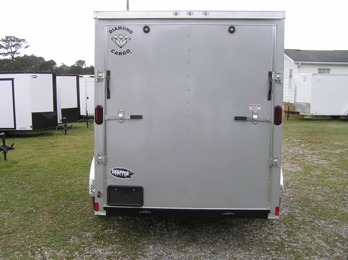 Diamond Cargo 6x10 SA Trailer - Silver Frost, Ramp, Side Door, Extra Height - Image 7