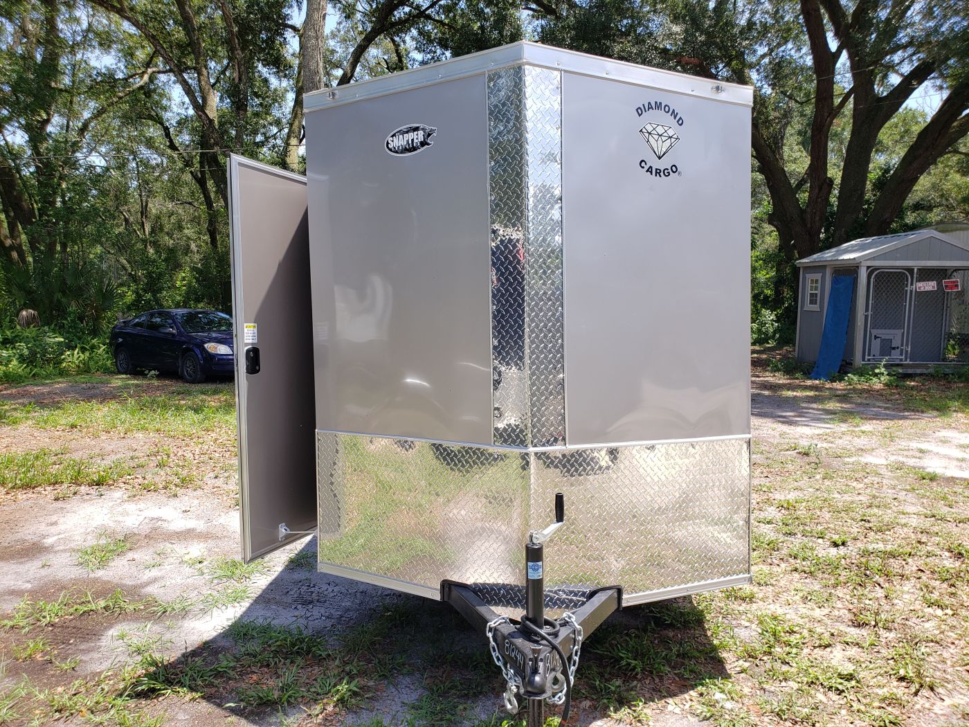 Diamond Cargo 6x12 SA Trailer - Beige, Ramp, Side Door, Extra Height, Insulated - Image 15