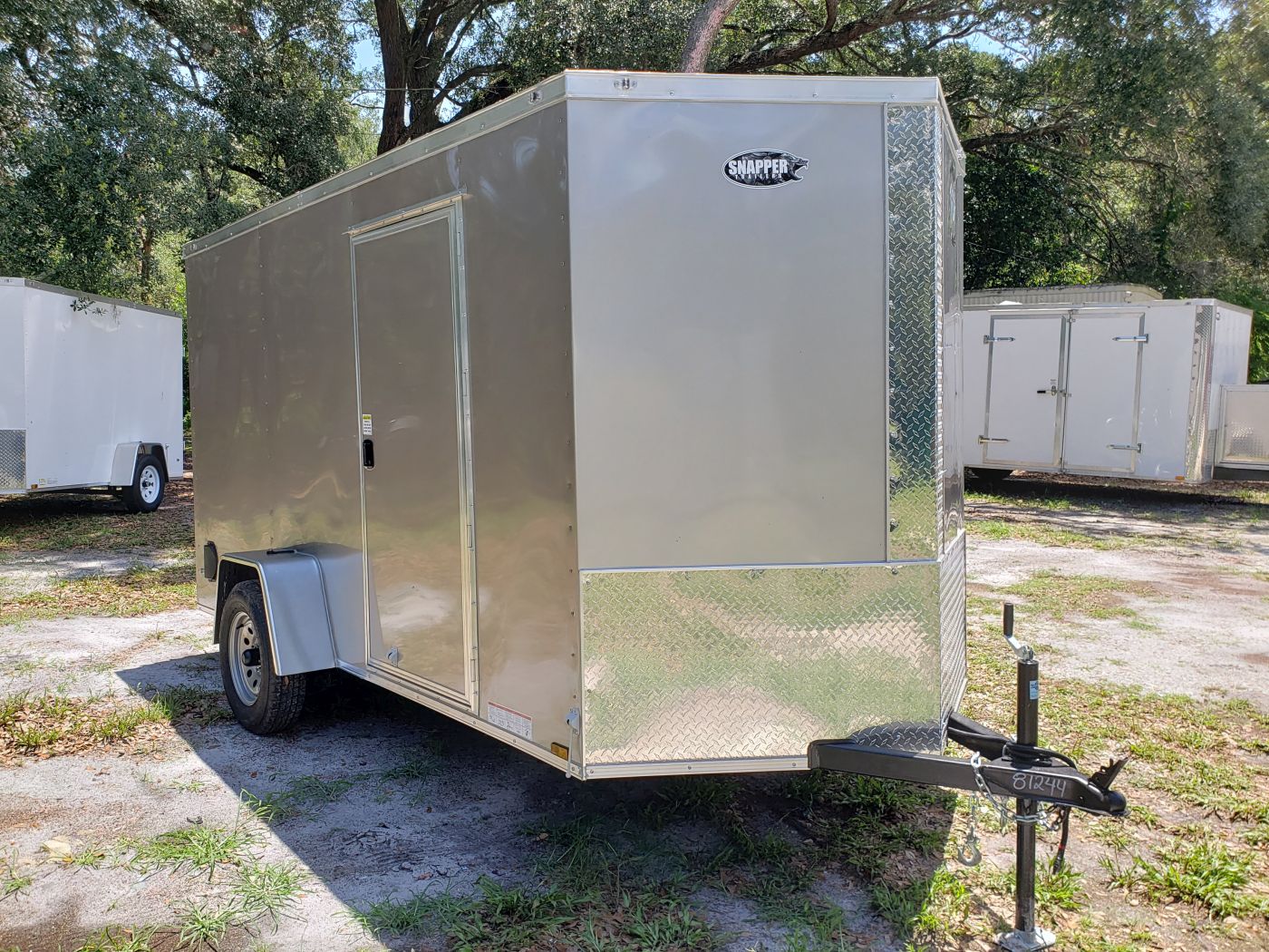 Diamond Cargo 6x12 SA Trailer - Beige, Ramp, Side Door, Extra Height, Insulated - Image 16