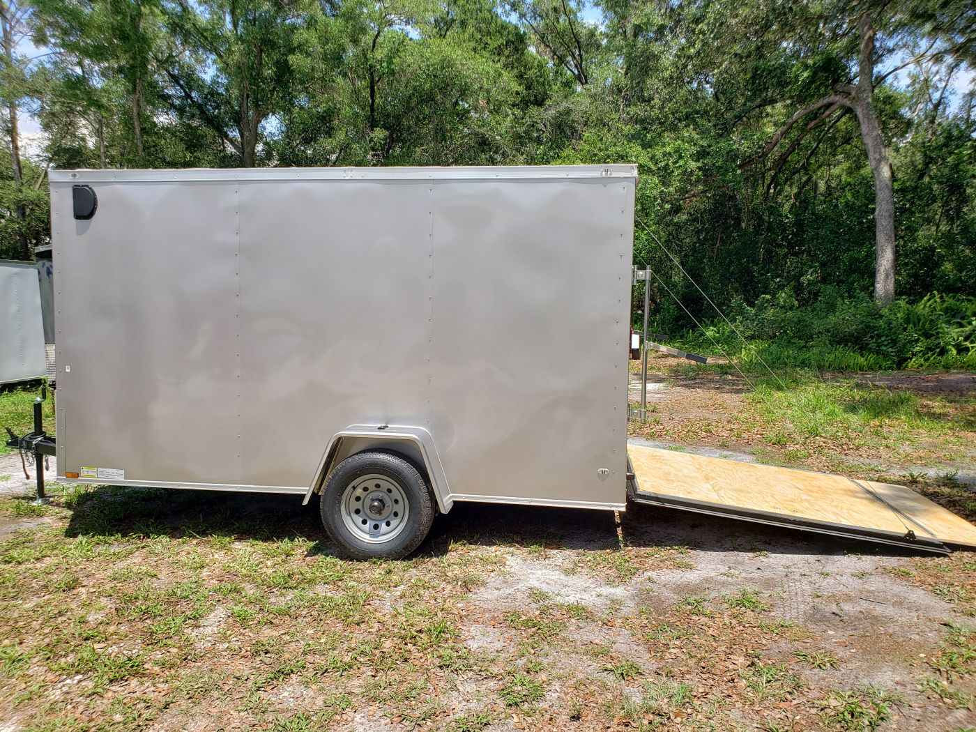 Diamond Cargo 6x12 SA Trailer - Beige, Ramp, Side Door, Extra Height, Insulated - Image 4
