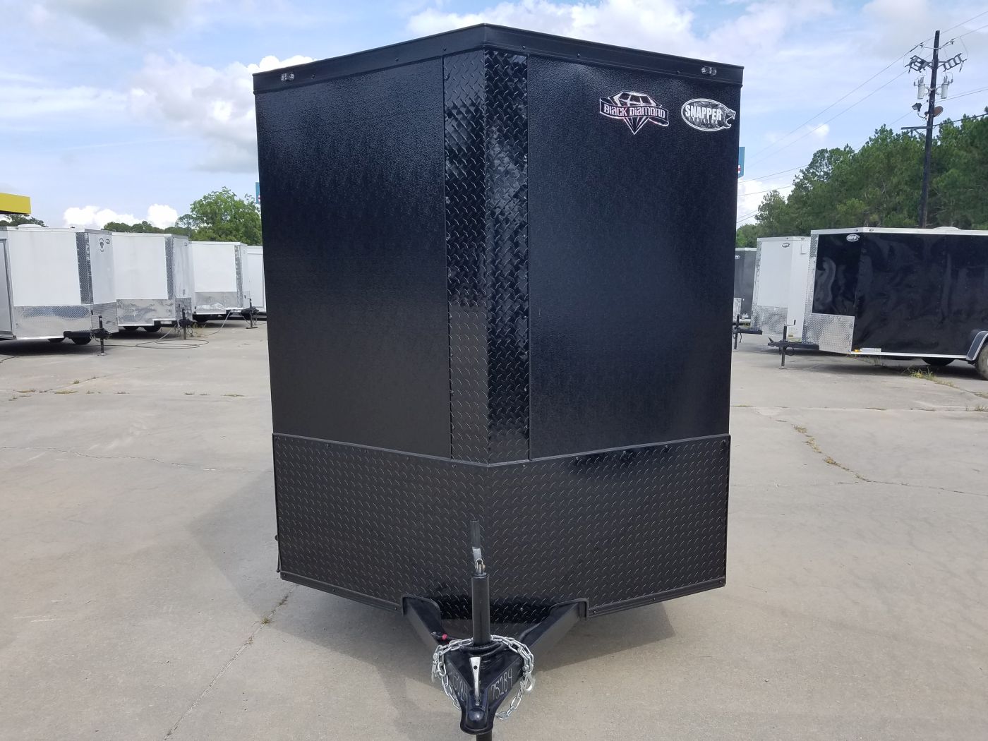 Diamond Cargo 6x12 SA Trailer - Embossed Black, Ramp, Side Door, Extra Height, Blackout - Image 17