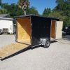 Diamond Cargo 6x12 SA Trailer - Black, Ramp, Side Door, Extra Height - Image 10