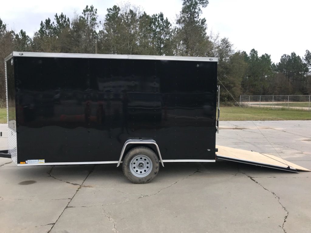 Diamond Cargo 6x12 SA Trailer - Black, Ramp, Side Door, Extra Height, Insulation - Image 4