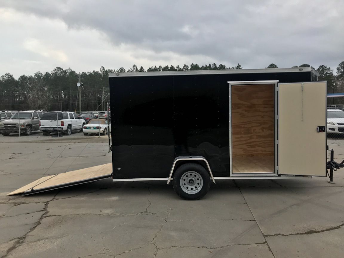 Diamond Cargo 6x12 SA Trailer - Black, Ramp, Side Door, Extra Height, Insulation - Image 11