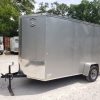 Diamond Cargo 6x12 SA Trailer - Silver Frost, Ramp, Side Door, Extra Height, Therma Ceiling - Image 3