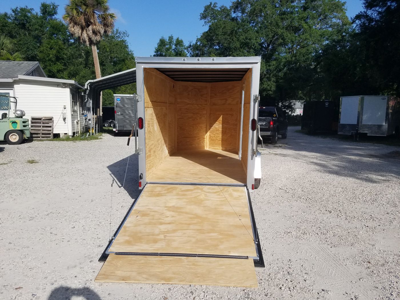 Diamond Cargo 6x12 SA Trailer - Silver Frost, Ramp, Side Door, Extra Height - Image 8