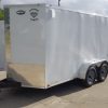 Diamond Cargo 6x12 TA Trailer - White, Ramp, Side Door, Extra Height - Image 2