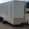 Diamond Cargo 6x12 TA Trailer - White, Ramp, Side Door, Extra Height - Image 16