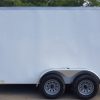 Diamond Cargo 6x12 TA Trailer - White, Ramp, Side Door, Extra Height - Image 5