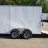 Diamond Cargo 6x12 TA Trailer - White, Ramp, Side Door, Extra Height - Image 4