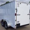 Diamond Cargo 6x12 TA Trailer - White, Ramp, Side Door, Extra Height - Image 7