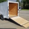 Diamond Cargo 6x12 TA Trailer - White, Ramp, Side Door, Extra Height - Image 6