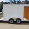 Diamond Cargo 6x12 TA Trailer - White, Ramp, Side Door, Extra Height - Image 12