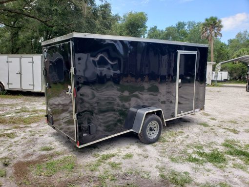 Diamond Cargo 6x14 SA Trailer - Black, Ramp, Side Door, Extra Height, Insulated - Image 10