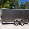 Diamond Cargo 7x14 TA Trailer - Charcoal Gray, Barn Doors, Side Door, Extra Height, Insulated - Image 4