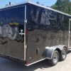 Diamond Cargo 7x16 TA Trailer - Black, Ramp, Side Door, Extra Height - Image 11