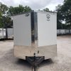Diamond Cargo 7x16 TA Trailer - White, Ramp, Side Door, Extra Height - Image 17