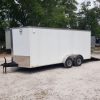Diamond Cargo 7x16 TA Trailer - White, Ramp, Side Door, Extra Height - Image 2