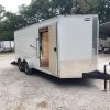 Diamond Cargo 7x16 TA Trailer - White, Ramp, Side Door, Extra Height - Image 14