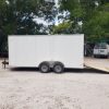 Diamond Cargo 7x16 TA Trailer - White, Ramp, Side Door, Extra Height - Image 4