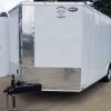 Diamond Cargo 8.5x18 TA Trailer - White, Ramp, Side Door, D-Rings - Image 2