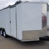 Diamond Cargo 8.5x18 TA Trailer - White, Ramp, Side Door, D-Rings - Image 14