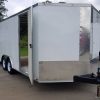 Diamond Cargo 8.5x18 TA Trailer - White, Ramp, Side Door, D-Rings - Image 12