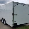 Diamond Cargo 8.5x18 TA Trailer - White, Ramp, Side Door, D-Rings - Image 5