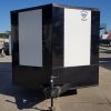 Diamond Cargo 8.5x20 TA Trailer - White Embossed, Ramp, Side Door, D-Rings, Blackout Package - Image 17