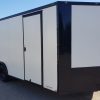 Diamond Cargo 8.5x20 TA Trailer - White Embossed, Ramp, Side Door, D-Rings, Blackout Package - Image 16