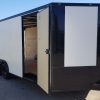 Diamond Cargo 8.5x20 TA Trailer - White Embossed, Ramp, Side Door, D-Rings, Blackout Package - Image 14