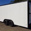 Diamond Cargo 8.5x20 TA Trailer - White Embossed, Ramp, Side Door, D-Rings, Blackout Package - Image 7