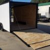 Diamond Cargo 8.5x20 TA Trailer - White Embossed, Ramp, Side Door, D-Rings, Blackout Package - Image 6