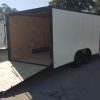 Diamond Cargo 8.5x20 TA Trailer - White Embossed, Ramp, Side Door, D-Rings, Blackout Package - Image 10