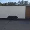 Diamond Cargo 8.5x20 TA Trailer - White Embossed, Ramp, Side Door, D-Rings, Blackout Package - Image 12