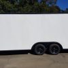 Diamond Cargo 8.5x20 TA Trailer - White Embossed, Ramp, Side Door, D-Rings, Full Blackout, ATP Corners - Image 5