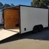 Diamond Cargo 8.5x20 TA Trailer - White Embossed, Ramp, Side Door, D-Rings, Full Blackout, ATP Corners - Image 10