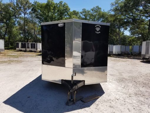 Diamond Cargo 8.5x20 TA Trailer - Black, Ramp, Side Door, 5K Axles, D-Rings - Image 17