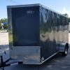 Quality Cargo 6x12 SA Trailer - Charcoal, Ramp, Side Door, Extra Height - Image 2