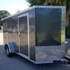Quality Cargo 6x12 SA Trailer - Charcoal, Ramp, Side Door, Extra Height - Image 15