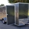 Quality Cargo 6x12 SA Trailer - Charcoal, Ramp, Side Door, Extra Height - Image 13