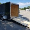 Quality Cargo 6x12 SA Trailer - Charcoal, Ramp, Side Door, Extra Height - Image 5