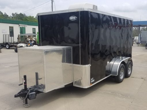 Quality Cargo 6x12 TA Trailer - Black, Ramp, Side Door, Extra Height, Electrical, Interior Wall, Many Options - Image 3