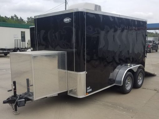 Quality Cargo 6x12 TA Trailer - Black, Ramp, Side Door, Extra Height, Electrical, Interior Wall, Many Options - Image 2