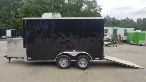 Quality Cargo 6x12 TA Trailer - Black, Ramp, Side Door, Extra Height, Electrical, Interior Wall, Many Options - Image 4