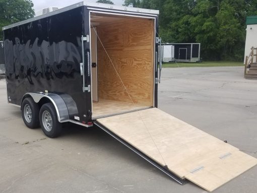 Quality Cargo 6x12 TA Trailer - Black, Ramp, Side Door, Extra Height, Electrical, Interior Wall, Many Options - Image 6